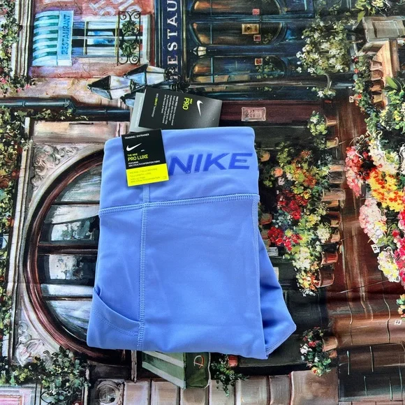 NIKE WOMEN | PRO LUX STEALTH | TRAINING TIGHTS | BLUE - Picture 6 of 7